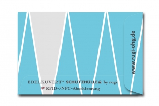 »Edelkuvert®« RFID-Schutzhülle mit Schriftfeld Meine sichere ...