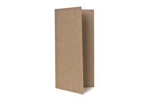»Design-RC®« Klappkarten DIN lang braun/braun