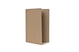 »Design-RC®« Klappkarten für DIN B6 braun/braun