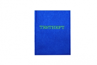 Filz-Einstecktasche blau 150 x 108 mm