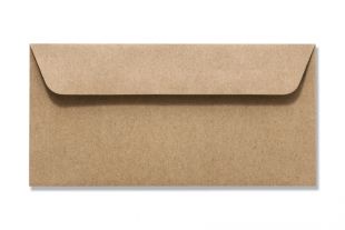 »Design-RC®« 114 x 229 mm DIN C6/5 braun (mit Bio-Folienfenster)